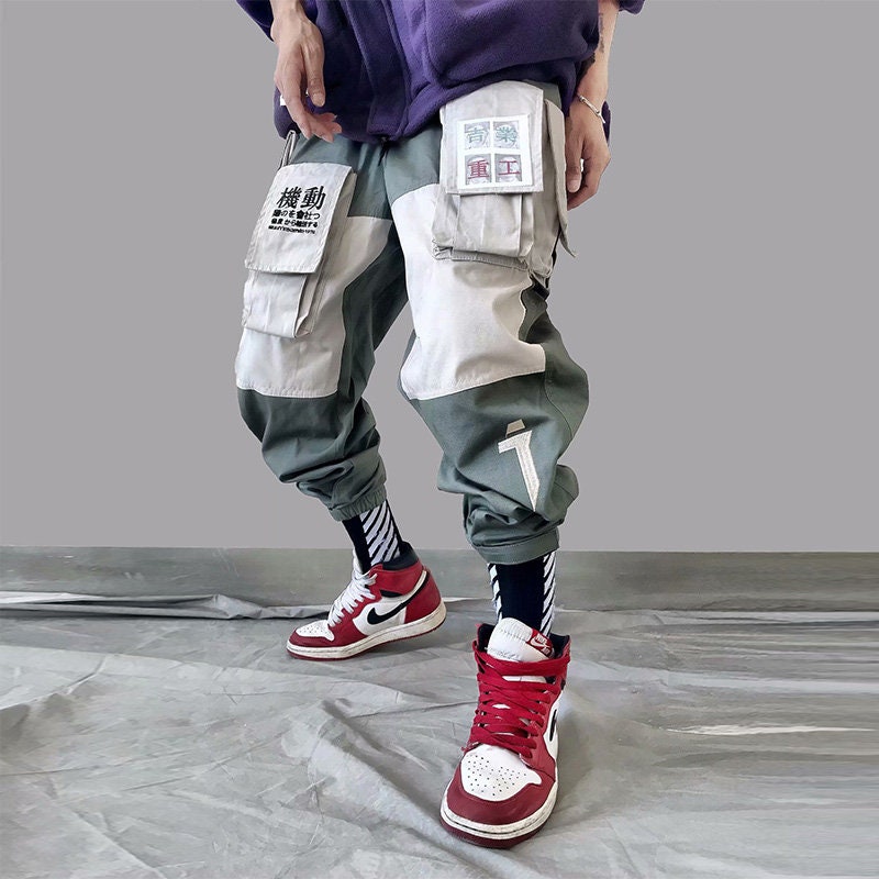 Cyberpunk Techwear Pants Harajuku Streetwear Cargo Pants - Etsy