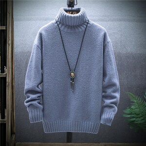 Japanese Turtleneck Sweater Velvet Sweater Minimalist Harajuku Hoodie ...