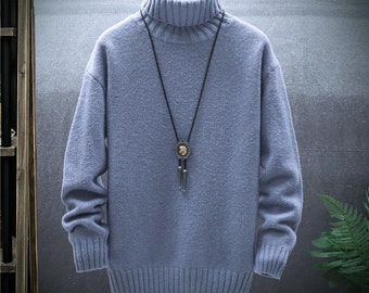 Minimalist Turtleneck Korean Fashion Velvet Sweater Hoodie