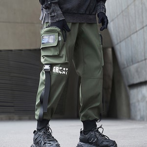 Techwear Cargo Pants Loose-fitting Cargo Joggers Cyperpunk - Etsy