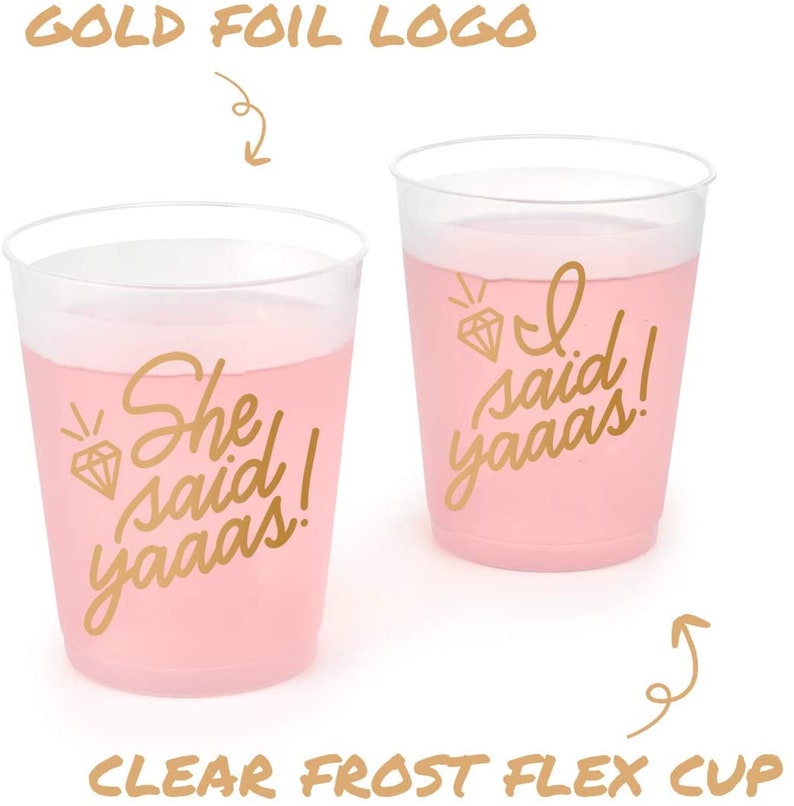 Reusable Cups 16 Frost Flex Cups Hen Party Tumbler Etsy