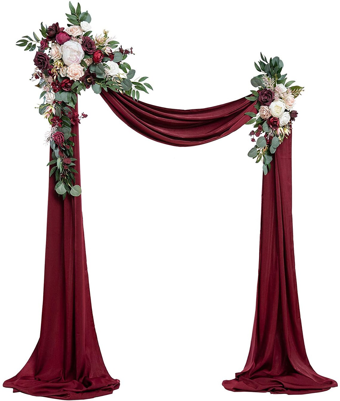 Artificial Wedding Arch Flowers Kitpack of 3 2pcs Marsala Etsy