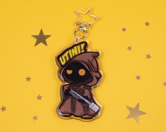 Utini Jawa Acrylic Keychain | Star Battles | 3" Acrylic Jawa Charm