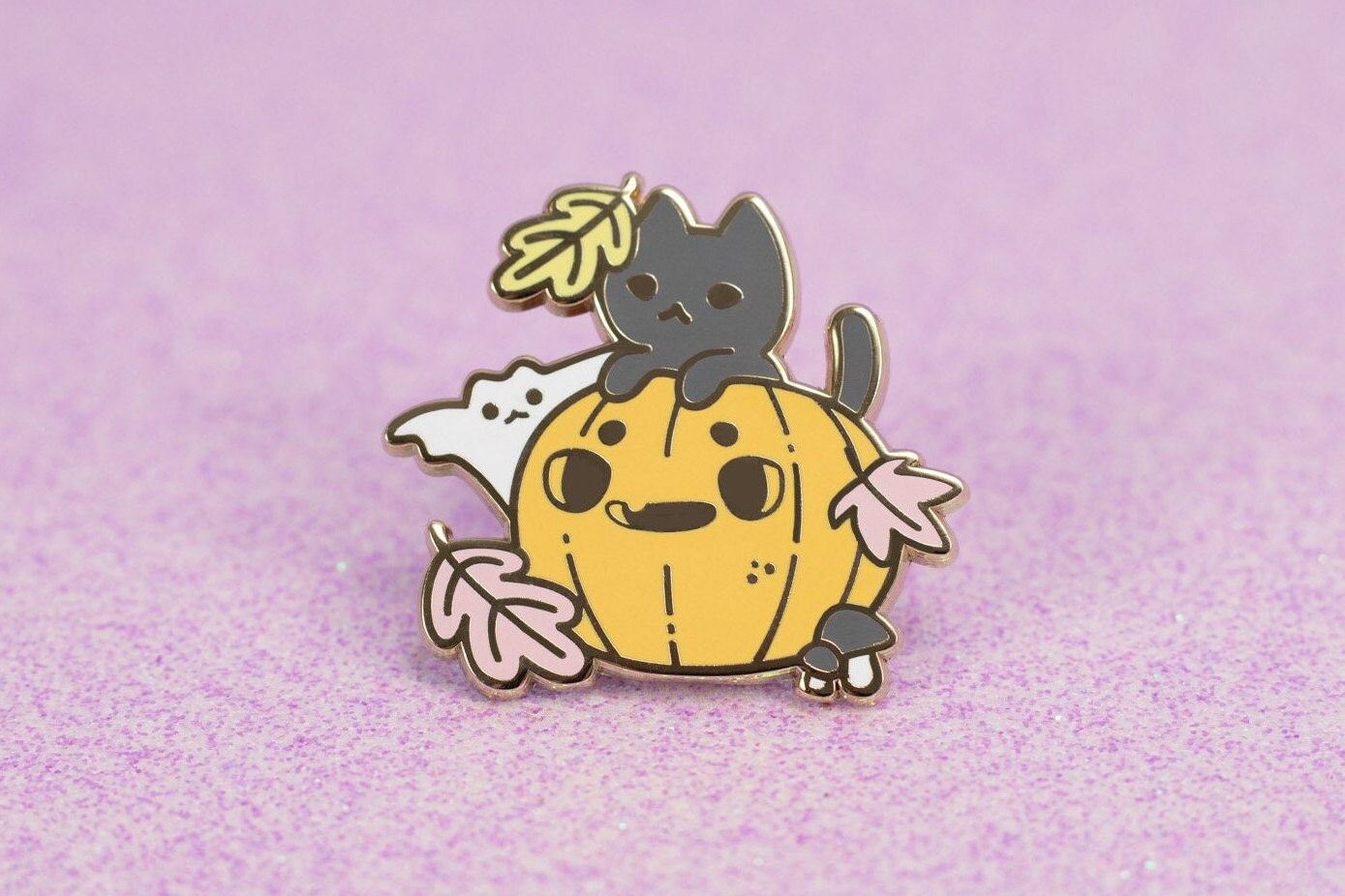 Lot De 36 Broches émaillées Halloween - Motifs Citrouille, Fantôme, Chat Noir, Sorcière... - 12