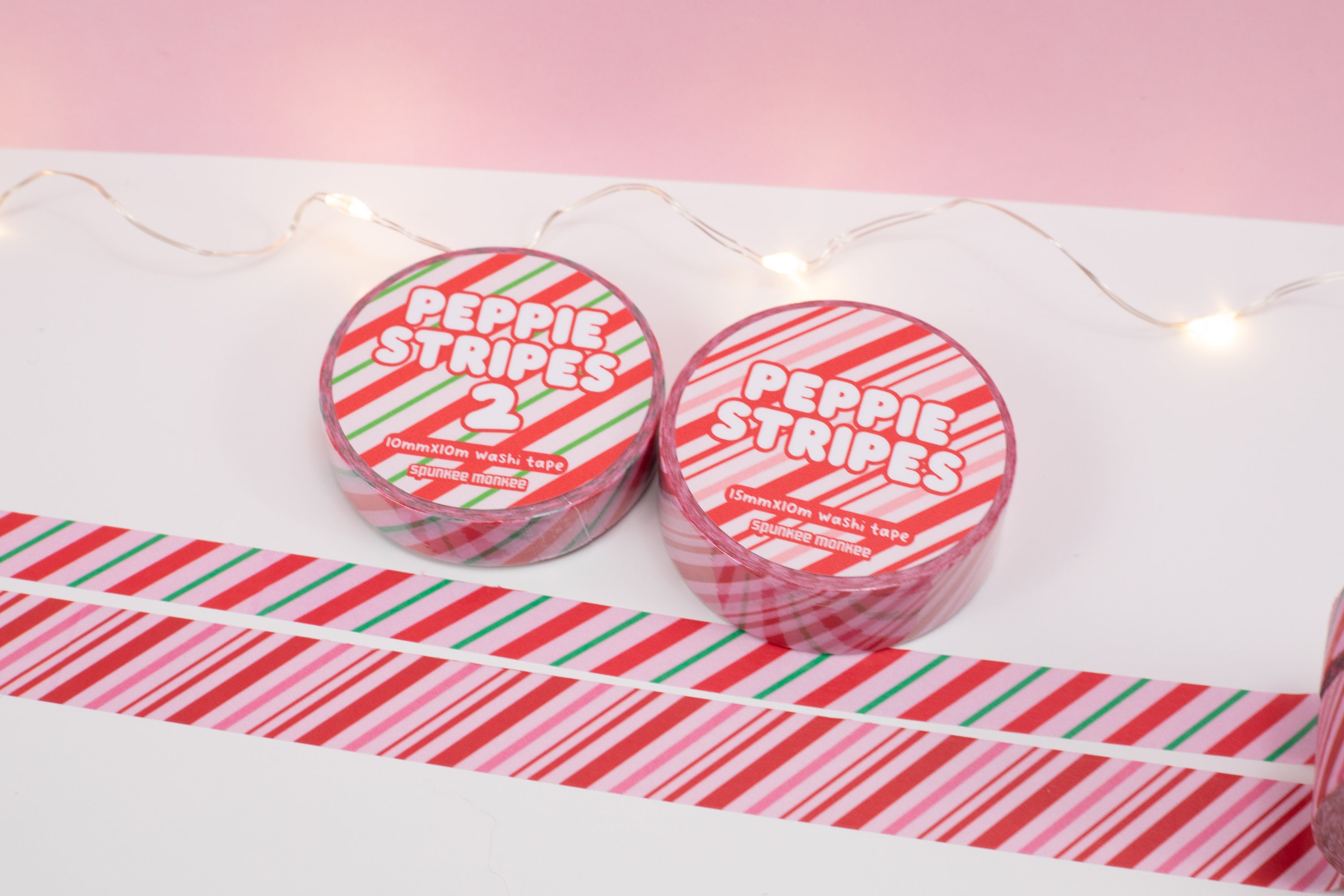 JOLLY HOLIDAY Festive Christmas Washi Tape 20mm/10m Holiday Paper