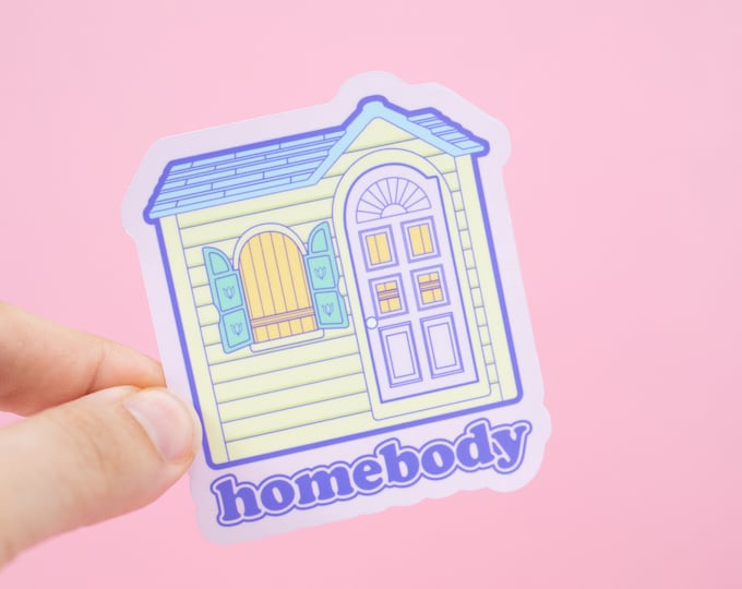 Homebody Sticker | 90's House | 3" | Waterproof Vinyl Die Cut Sticker