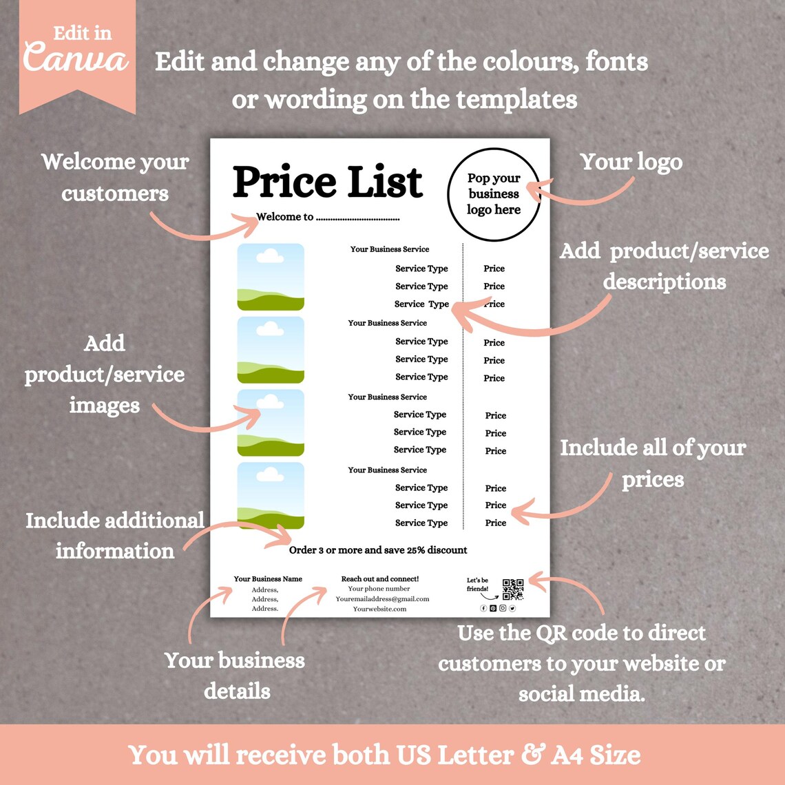 Qr Code Payment Sign Payment Method Sign Vendor Price List Scan To