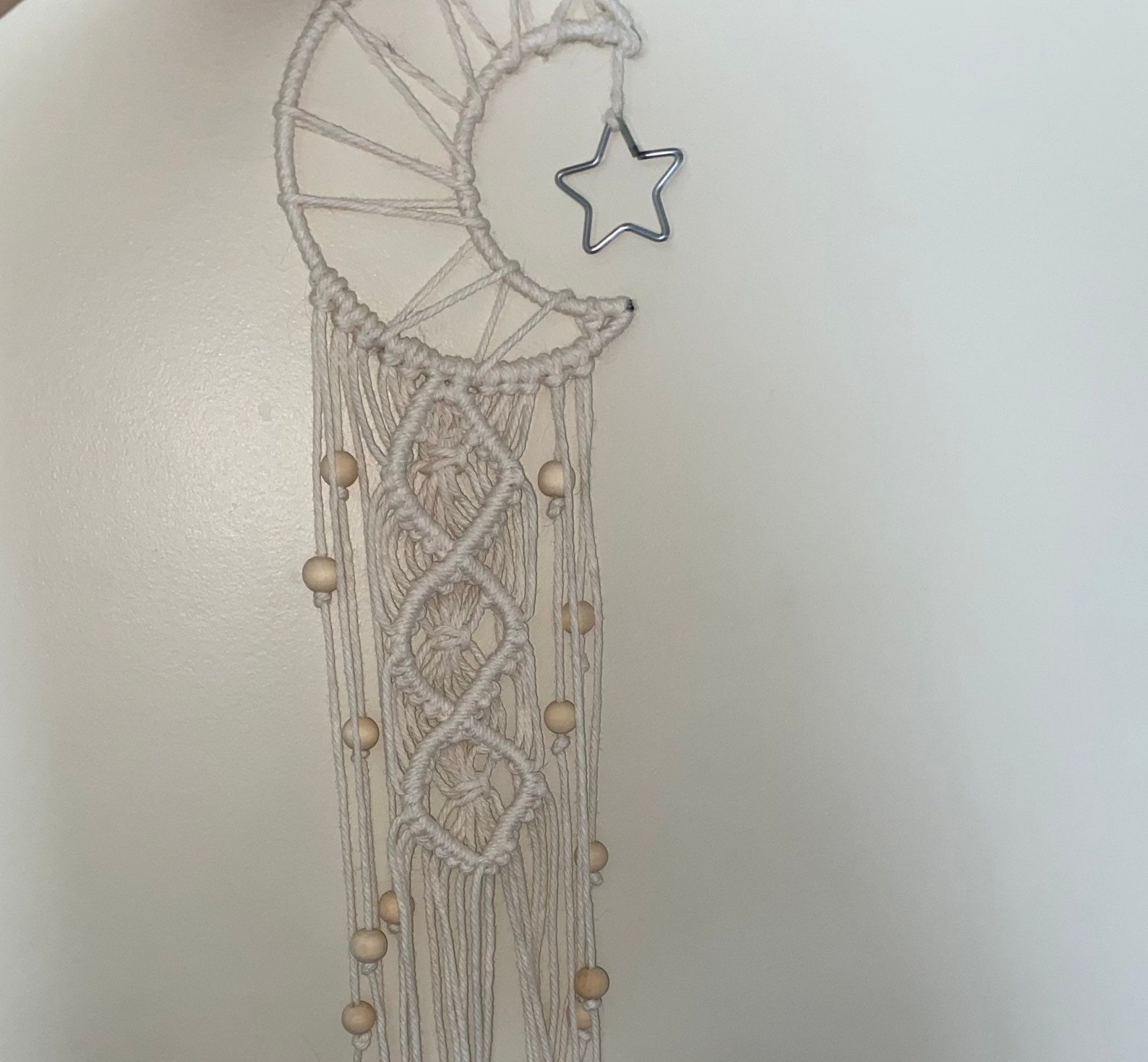 Macrame moon wall hanging Etsy
