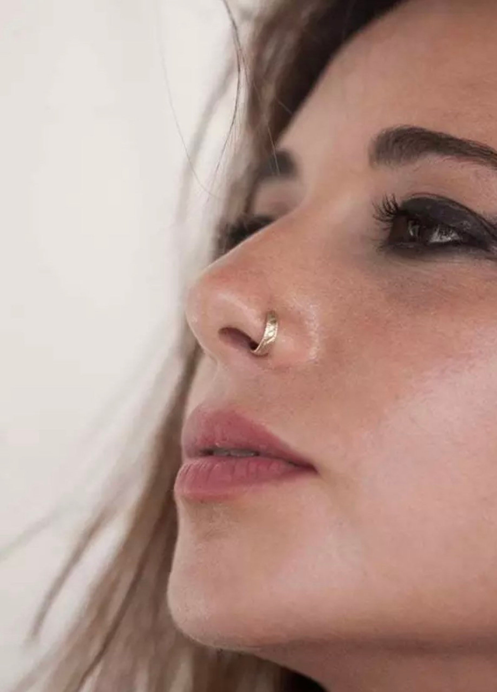 24k Gold Plated Nose Ring Etsy