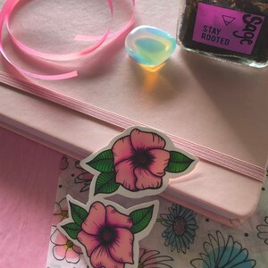 Adesivo de flor, petúnias rosa e roxo, flor dupla cortada, adesivo fosco, adesivo de petúnia, adesivo de planejador, adesivo de diário