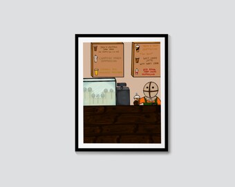 Wall Art, Trick’r’Treat Sam Barista Digital Download, Horror Movie Trick’r’Treat, Scary Movie, Horror Movie, Digital Print, Digital Art