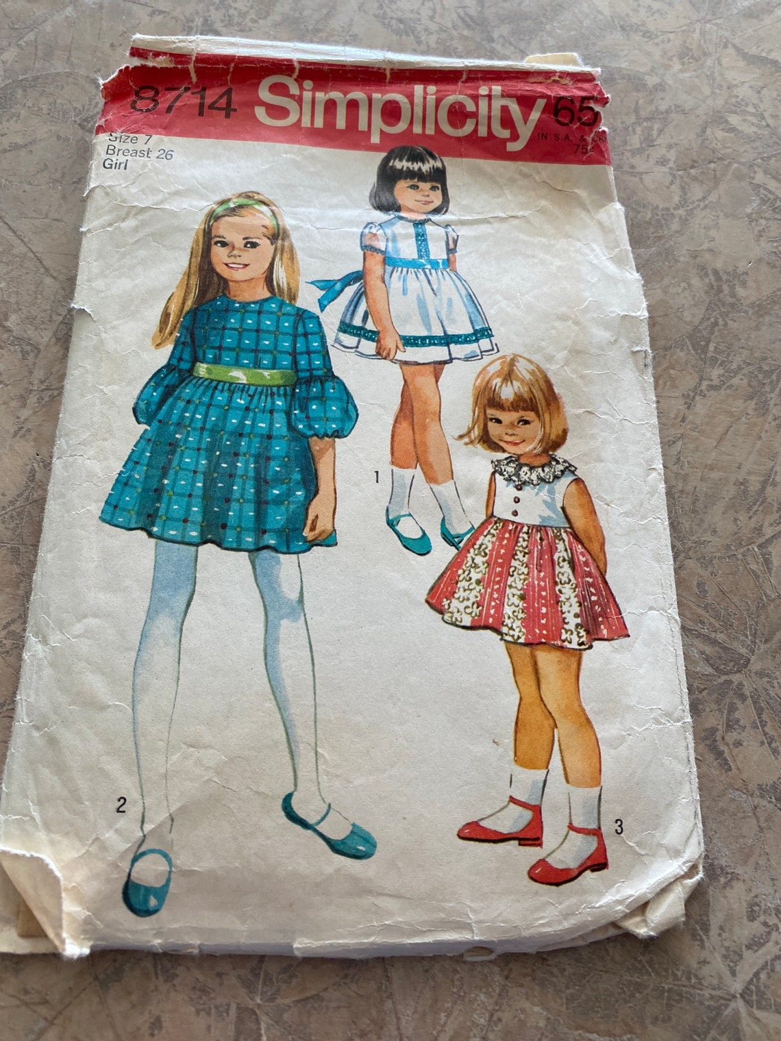 Vintage Simplicity Pattern 8714 Etsy