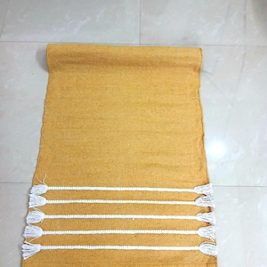 Cotton Yoga Mat Organic, Handcrafted Non-Slip Eco-Friendly Exercise Mat Wellness Gift for Yoga & Pilates