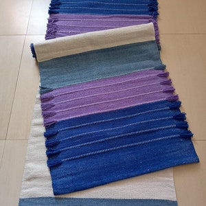 Cotton Yoga Mat - Handcrafted Eco-Friendly & Non-Slip Sustainable Mat 72&quot;x24&quot; for All Yoga Lovers