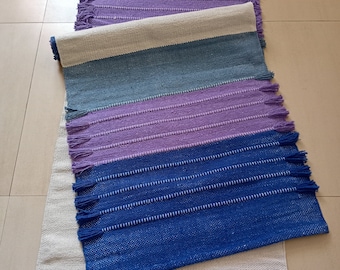Handwoven Organic Cotton Yoga Mat – Non-Slip, 72x24