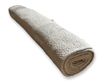 Organic Indian Cotton Yoga Mat, Eco-Friendly and Skin-Friendly, Perfect for Daily Yoga Practice, Ideal Gift for Fitness Enthusiasts