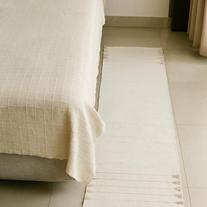 Organic Cotton Yoga Mat: Handwoven Non-Slip Rug, Eco-Friendly