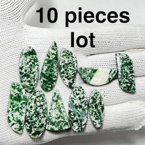 Diopside with zosite Gemstone Cabochon 100% Natural Top Grade Quality gemstone Cabochon Unique jewelry [10 piece lot]