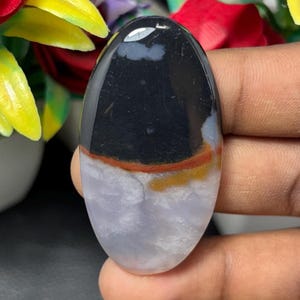 Sulemani Aqeeq Gemstone Cabochon 100% Natural Top Quality Amazing Black Sulemani Aqeeq Loose Gemstone For Jewelry Making