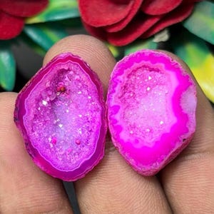 Scheibe Edelstein Cabochon Top Grade Qualität seltene Edelstein Cabochon Einzigartige Designer für die Schmuckherstellung. 35Ct [ 2 Stück ]