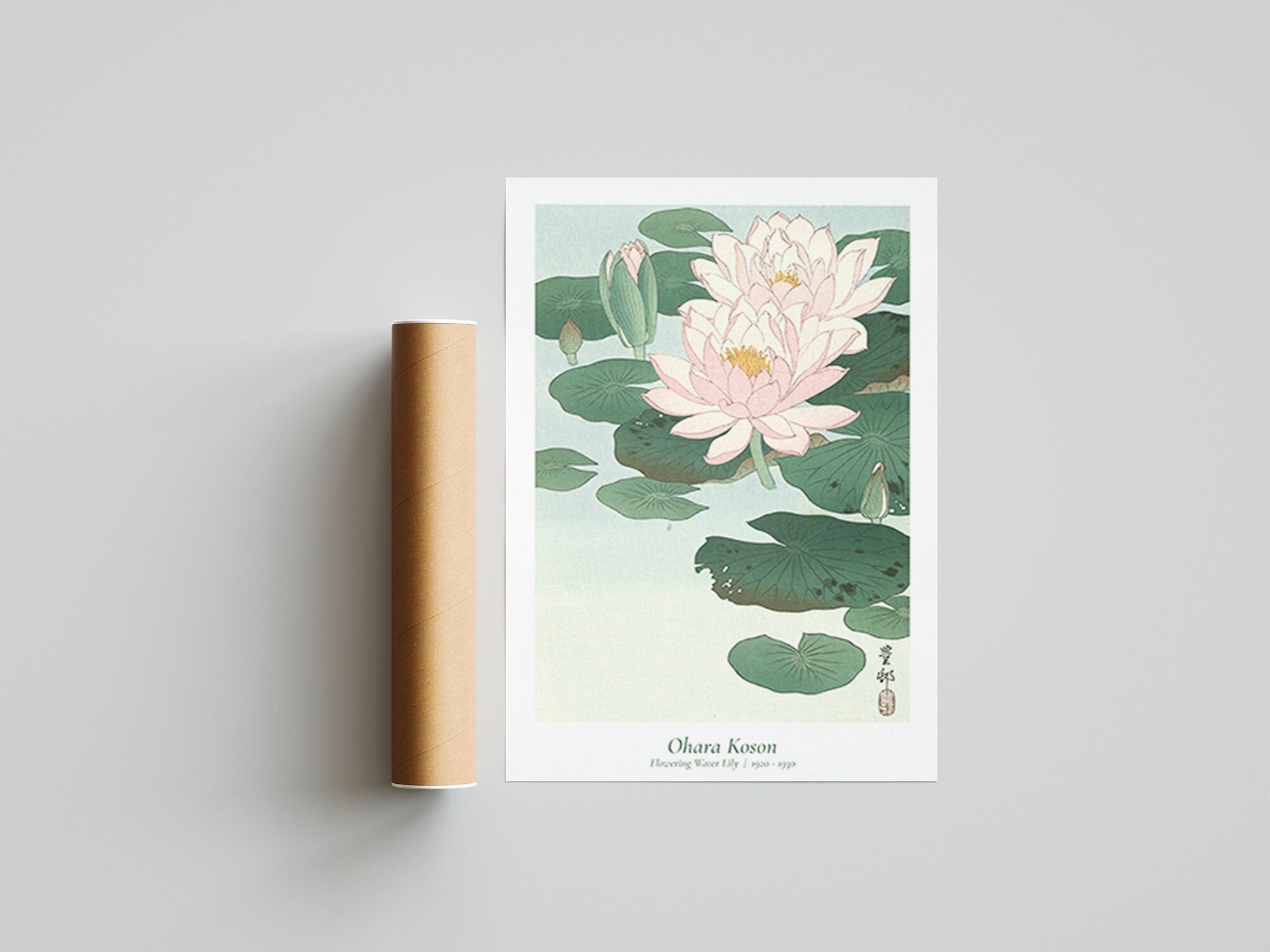 Ohara Koson - Water Lily Japanese Art Print Home Décor Wall Art - Etsy
