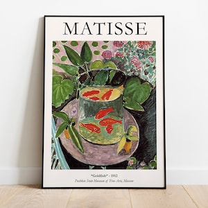 Matisse Goldfish, Matisse Art Poster, Henri Matisse woman beside water, Matisse Art Print, Henri Matisse, Home Decor Wall Art Poster