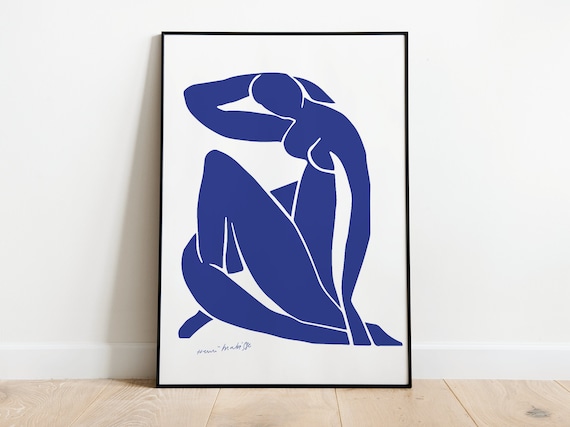 Matisse Blue Nude, Matisse Art Print, Henri Matisse Nu Bleu 
