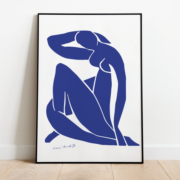 Matisse Blue Nude, Matisse Art Print, Henri Matisse Nu Bleu, Matisse Art Poster, Henri Matisse, Home Decor Wall Art