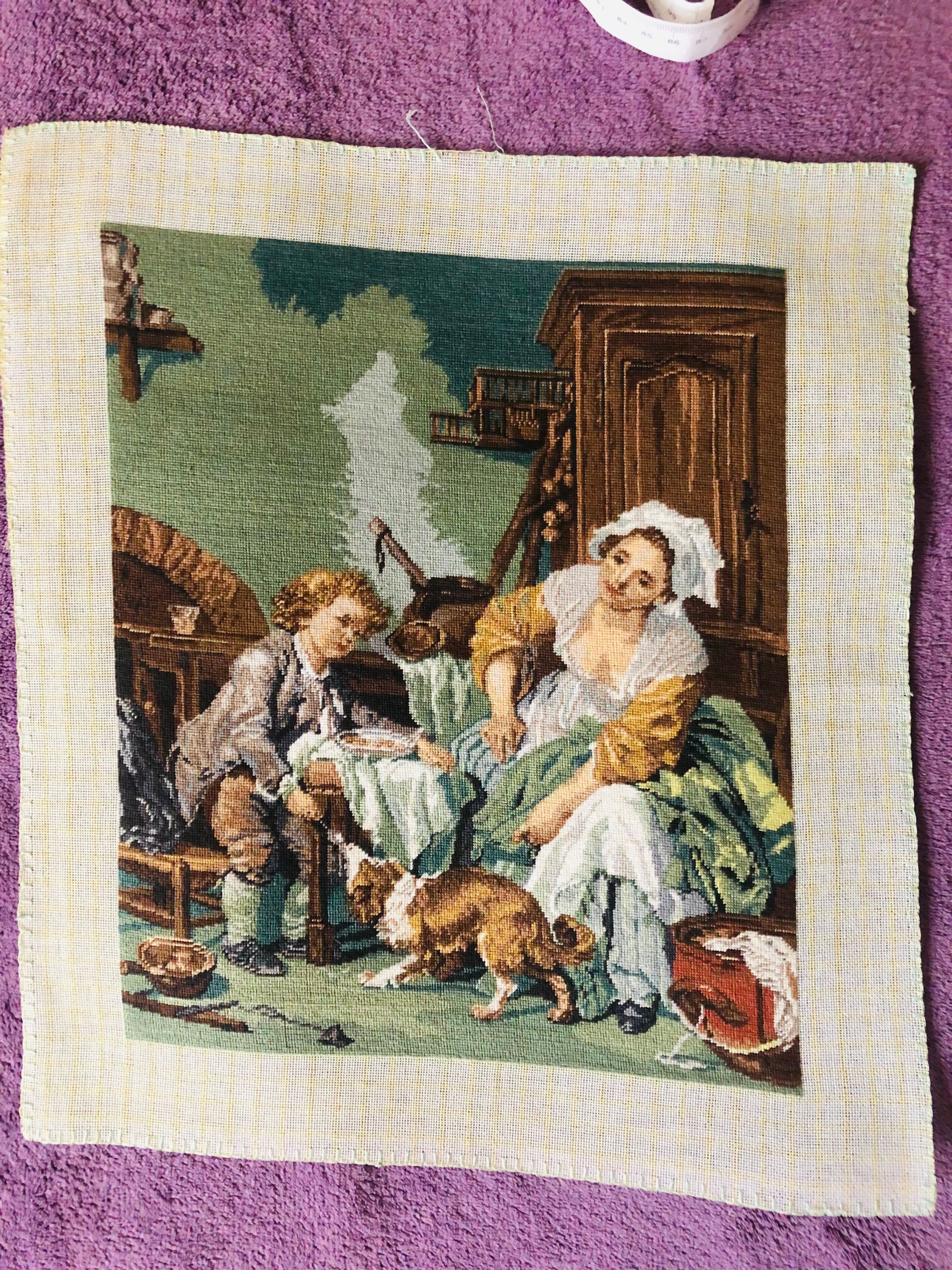 Handmade finished needlepoint gobelin handmade cross stitch Etsy