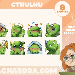 8 Emotes [No AI] Cthulhu
