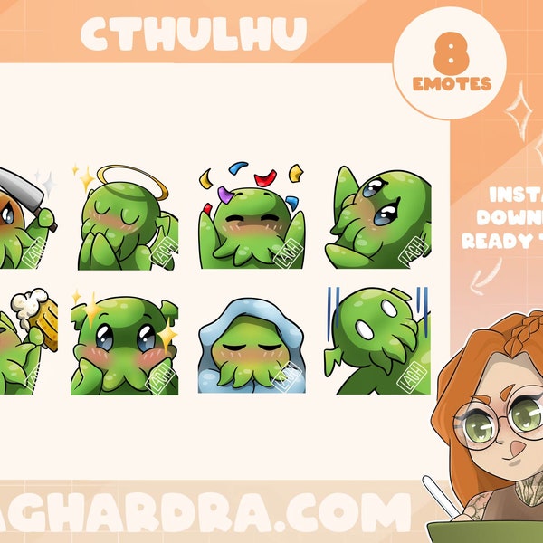 8 CTHULHU EMOTES