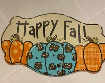 Happy Fall Wreath Sign