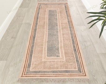 Machine Washable Rug, entry rug, rag rug staircase runner, yoga mat, hall runner carpet,  bathroom runner rug Kitchen Rug Washable Area Rug