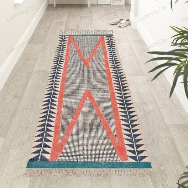 Cotton Washable Rug entry rug staircase runner yoga mat hall runner, runner carpet, Machine Washable Rug, bath mat runner Kitchen rug runner