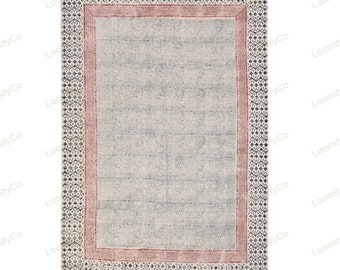 Washable Rugs, Extra Large Rug for Living Room/Bedroom/Dining Room, Washable Cotton Rug, Machine Washable Rug, Woven Kitchen Carpet