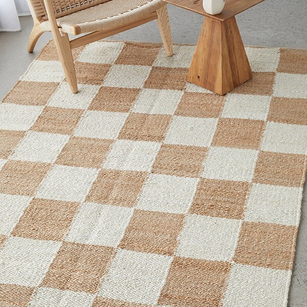 Checkered Rug Etsy