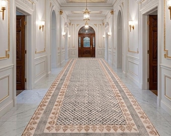 Flatweave Cotton Floor Rug for Living room and Bedroom, Handwoven Cotton Area rug Recycled Washable Oversized Rug for Dining room, hallways
