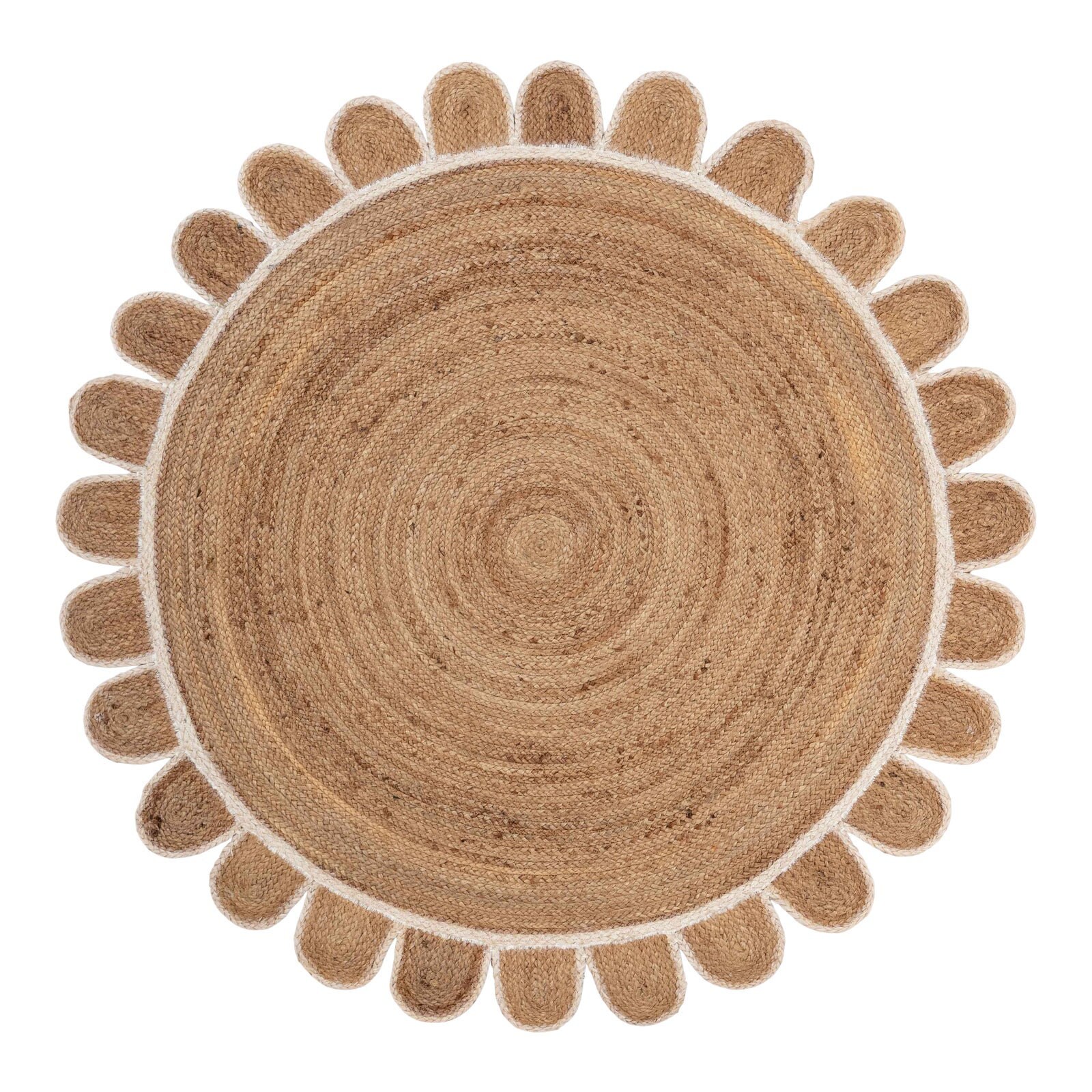 Natural Hand Woven Jute Round Rug Round Jute Rug Circle Rug Etsy