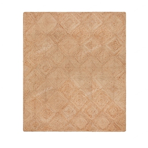 Square Jute Rug, Seagrass Area Rug, Natural Straw Braided Jute Area rug, Jute Carpet, Boho Decor Rug Cottage Style Farmhouse Home Decor Rug