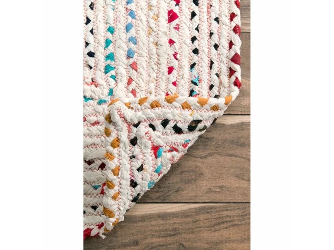 4x6 5x8 6x9 8x10 9x12 10x14 ft White Rag Rug Runner Etsy