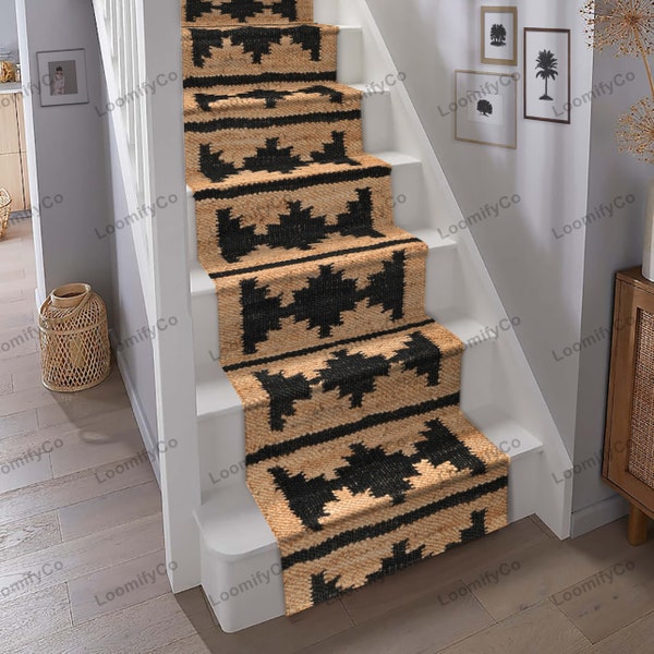 Jute Stairs Runner Stair Treads Rug Carpet Step Rugs Stair Rugs Stair Decor Jute Runner Custom Stair Rugs Sisal Seagrass Stair Treads Rugs