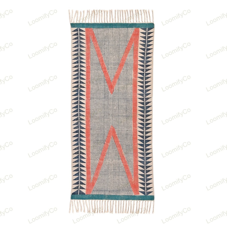 Cotton Washable Rug entry rug staircase runner yoga mat hall runner, runner carpet, Machine Washable Rug, bath mat runner Kitchen rug runner