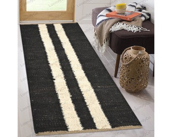Indian Handmade Hemp Jute Rug/patio Rug/jute Runner