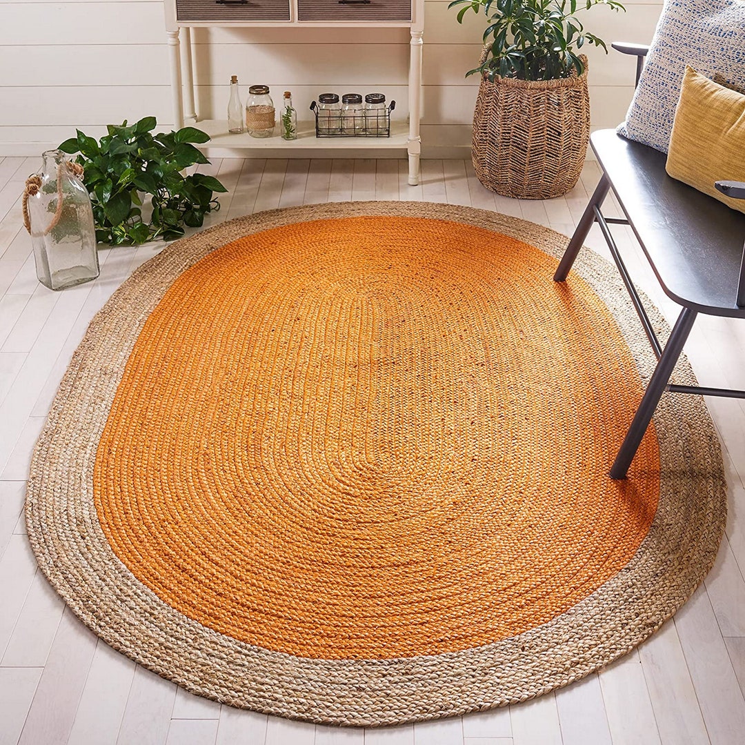 Modern Jute Rug Natural Fiber Jute Area Rug Oversize Jute Area Carpet