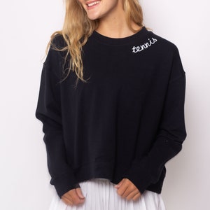 Tennis Sweatshirt Navy