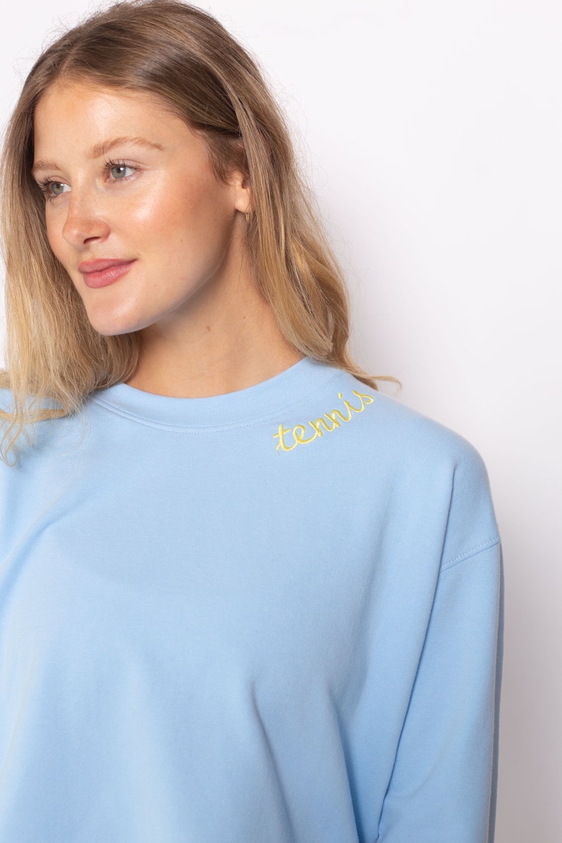 Tennis Sweatshirt Blue