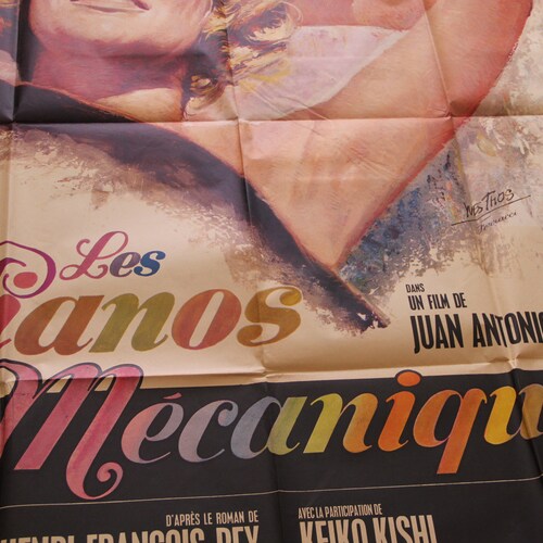 Shops Les Pianos Mecaniques Original Poster France Ferracci Antonio Bardem 47x63