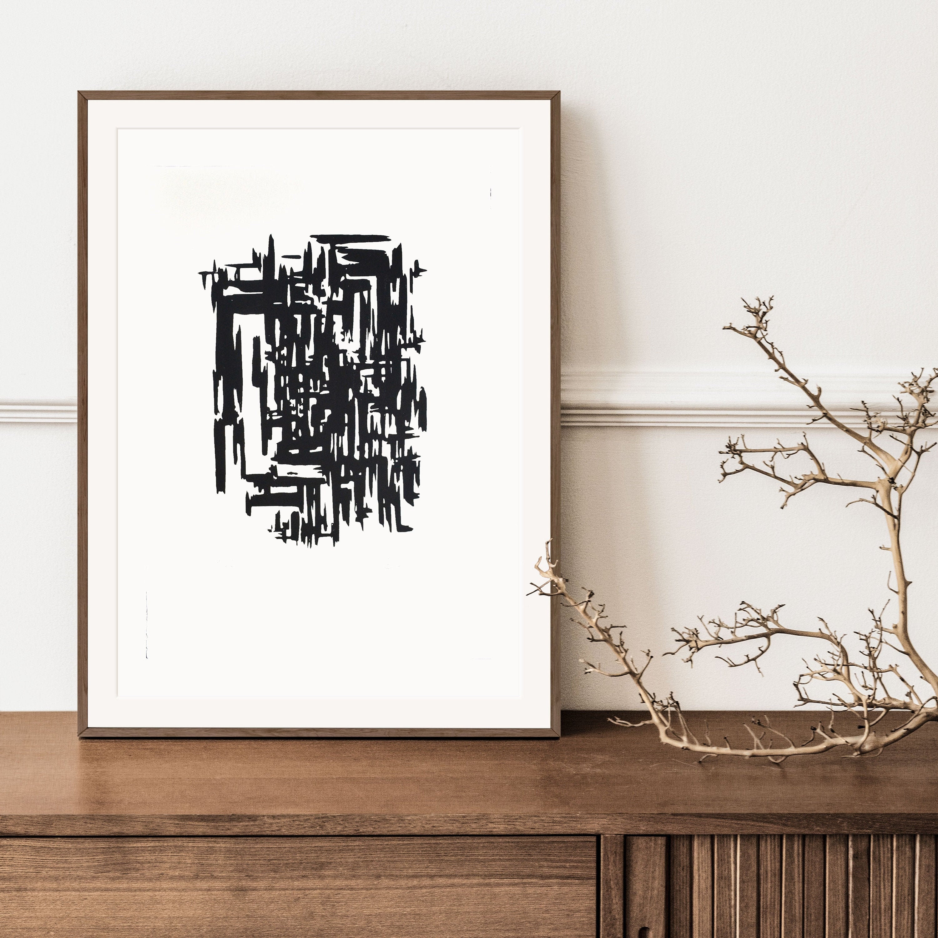 REALITY'S PATTERN Screenprint art symbolic geometric Etsy