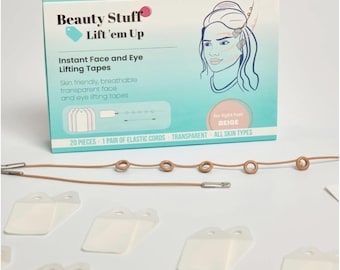 Instant FaceLift Tapes, hypoallergen, hergestellt in den USA (helles Haar)