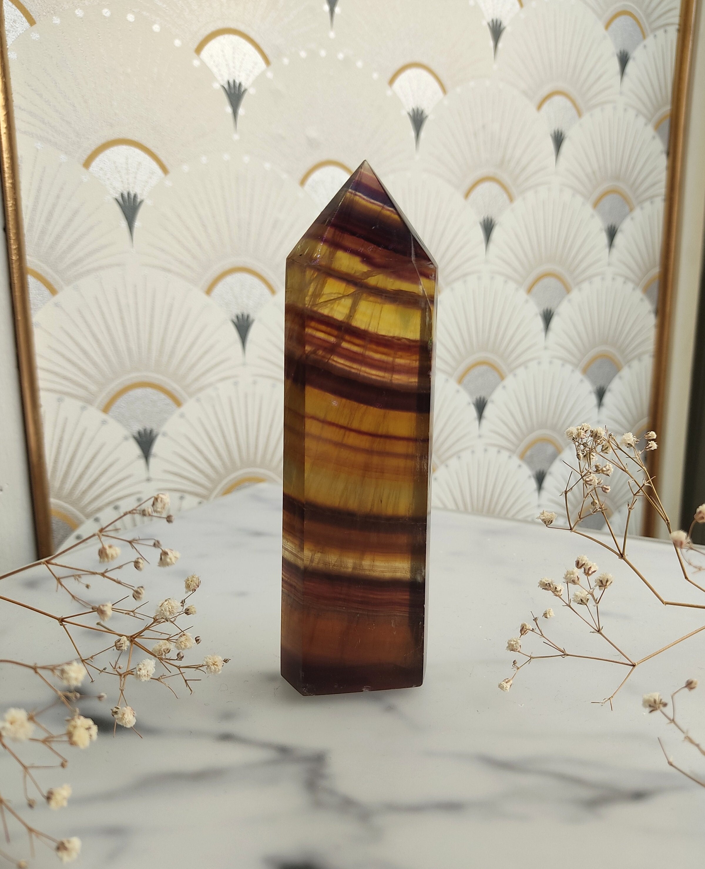 Brown Fluorite Obelisk